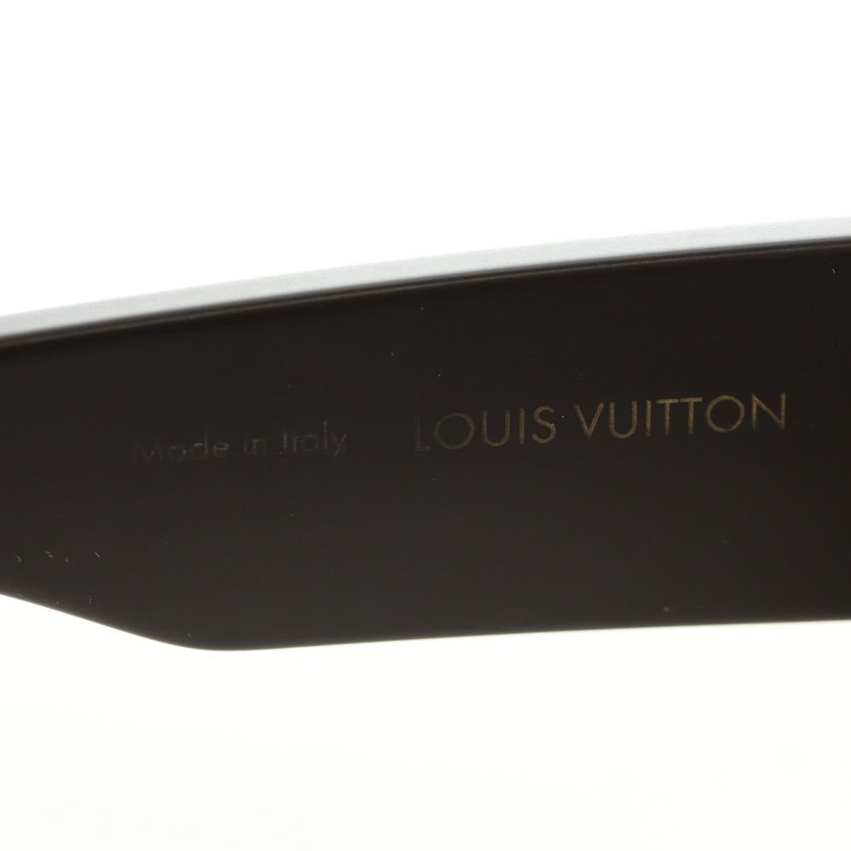 LOUIS VUITTON Sunglasses plastic Black Z1671E LV Auth 184690M