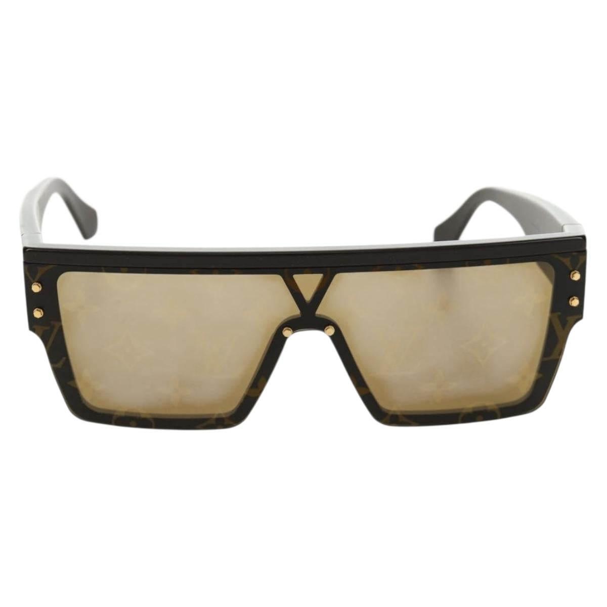 LOUIS VUITTON Sunglasses plastic Black Z1671E LV Auth 184690M