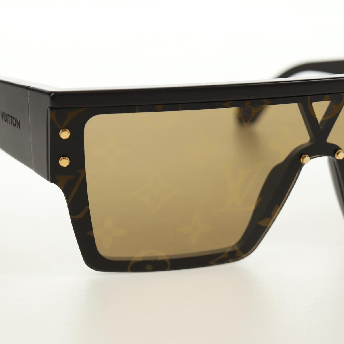 LOUIS VUITTON Sunglasses plastic Black Z1671E LV Auth 184690M