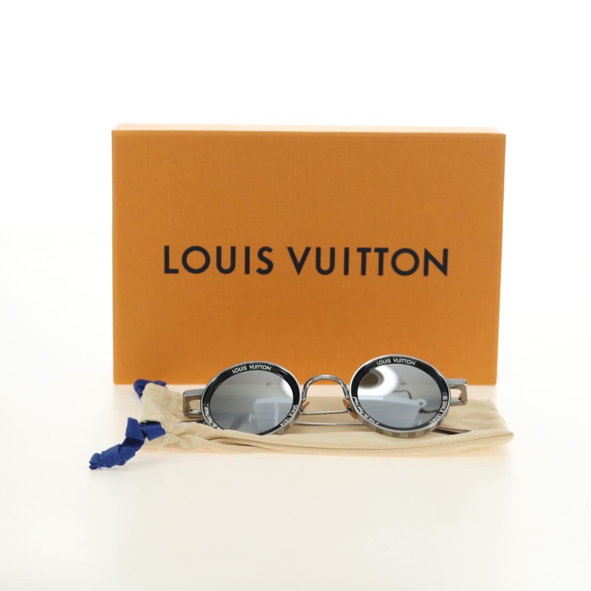 LOUIS VUITTON Supervision Metal Round Sunglasses metal Z2223U LV Auth 184695SAM