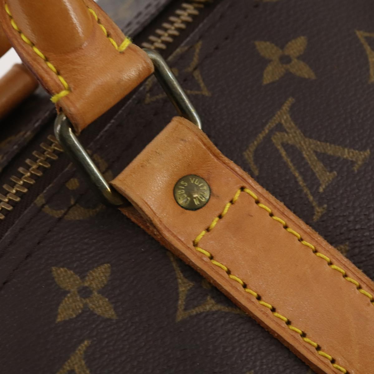 LOUIS VUITTON Monogram Keepall 50 Boston Bag M41426 LV Auth 184701A