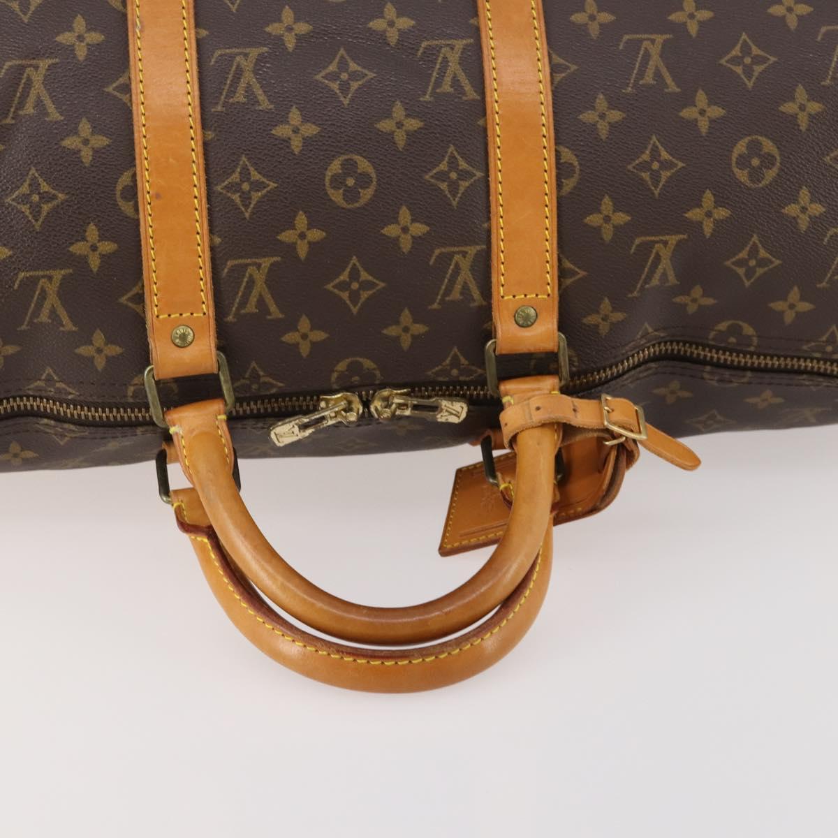 LOUIS VUITTON Monogram Keepall 50 Boston Bag M41426 LV Auth 184701A