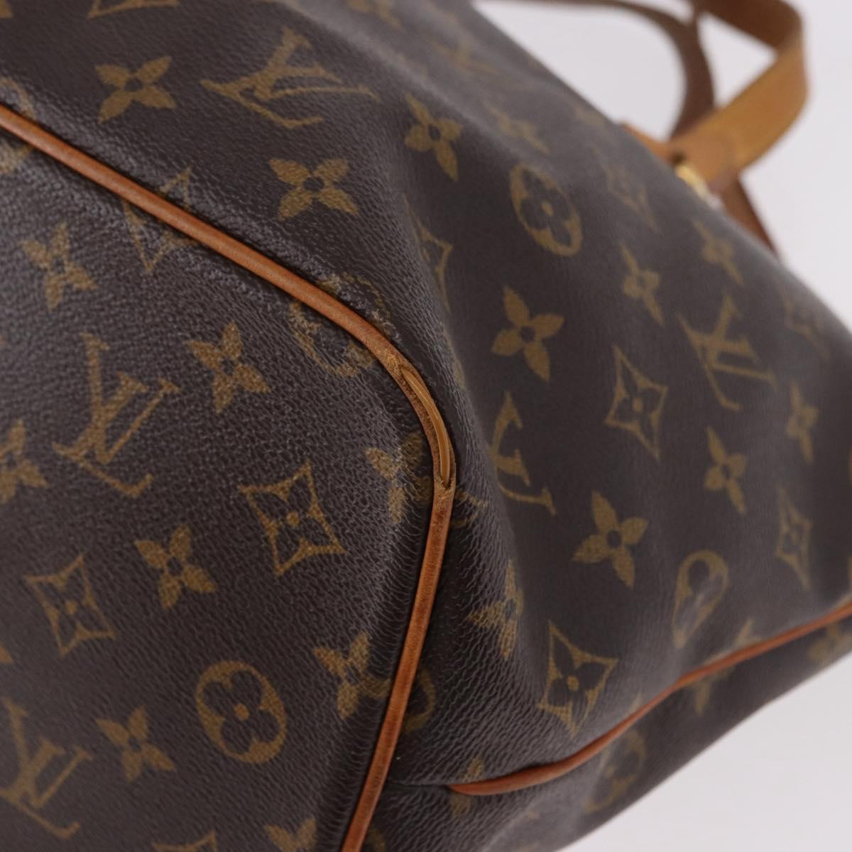 LOUIS VUITTON Monogram Palermo PM Tote Bag M40145 LV Auth 184702
