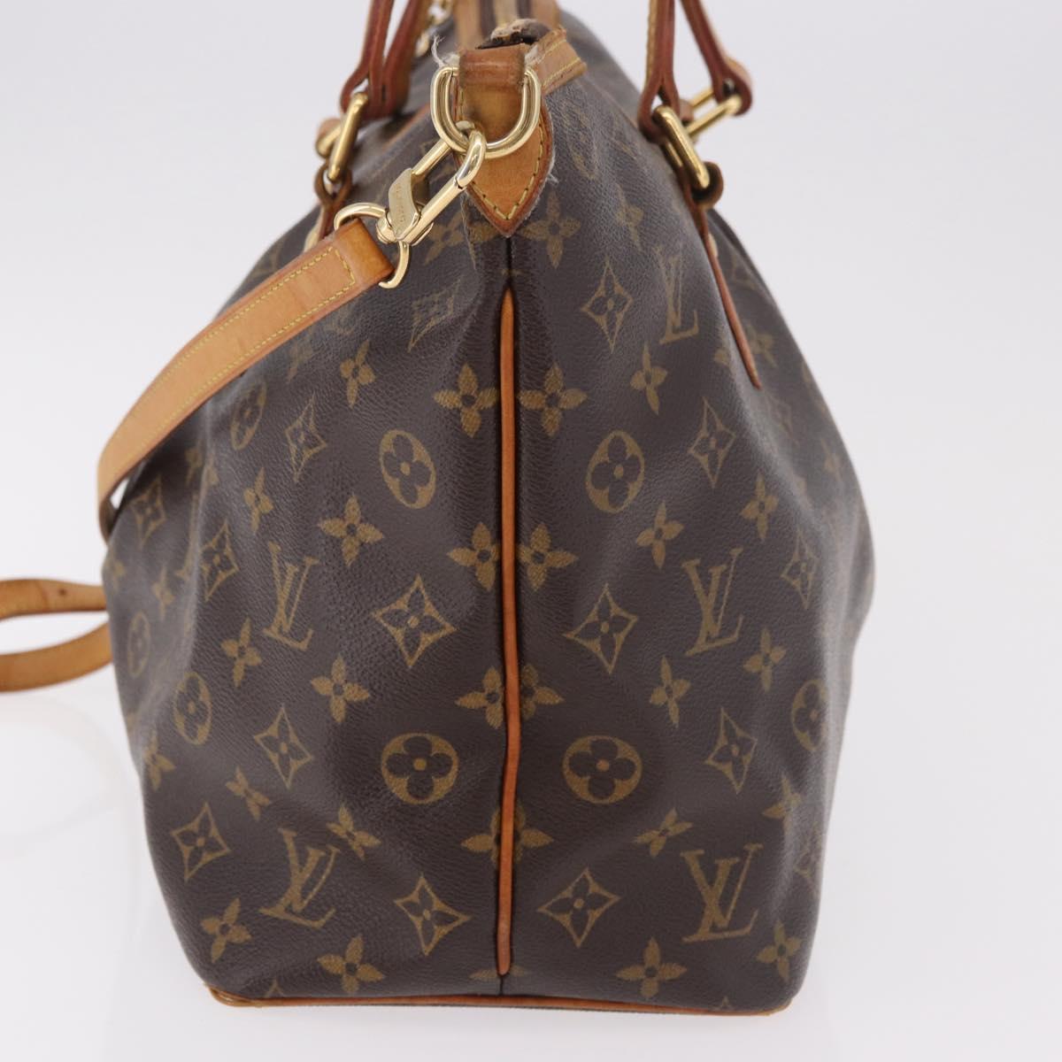 LOUIS VUITTON Monogram Palermo PM Tote Bag M40145 LV Auth 184702