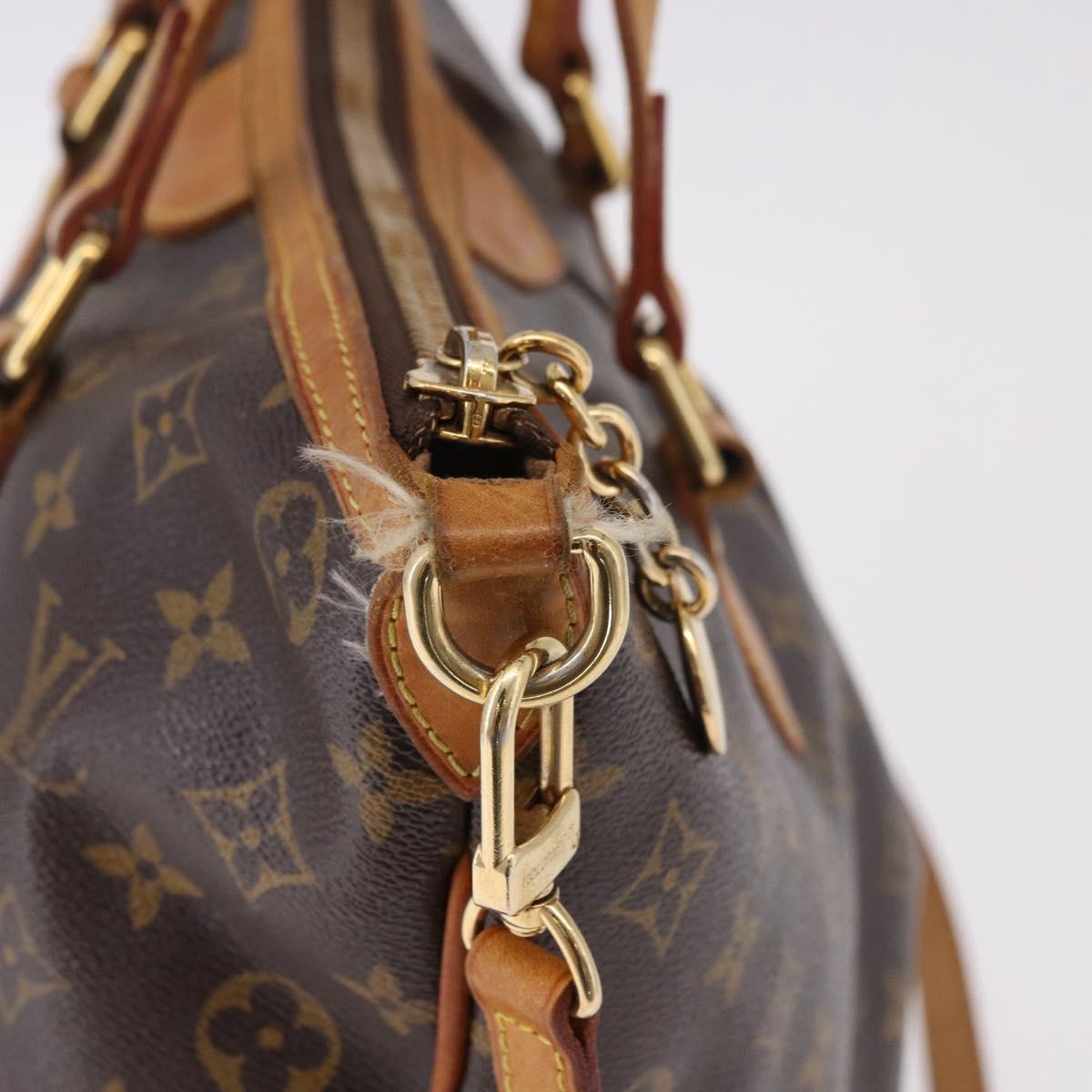 LOUIS VUITTON Monogram Palermo PM Tote Bag M40145 LV Auth 184702