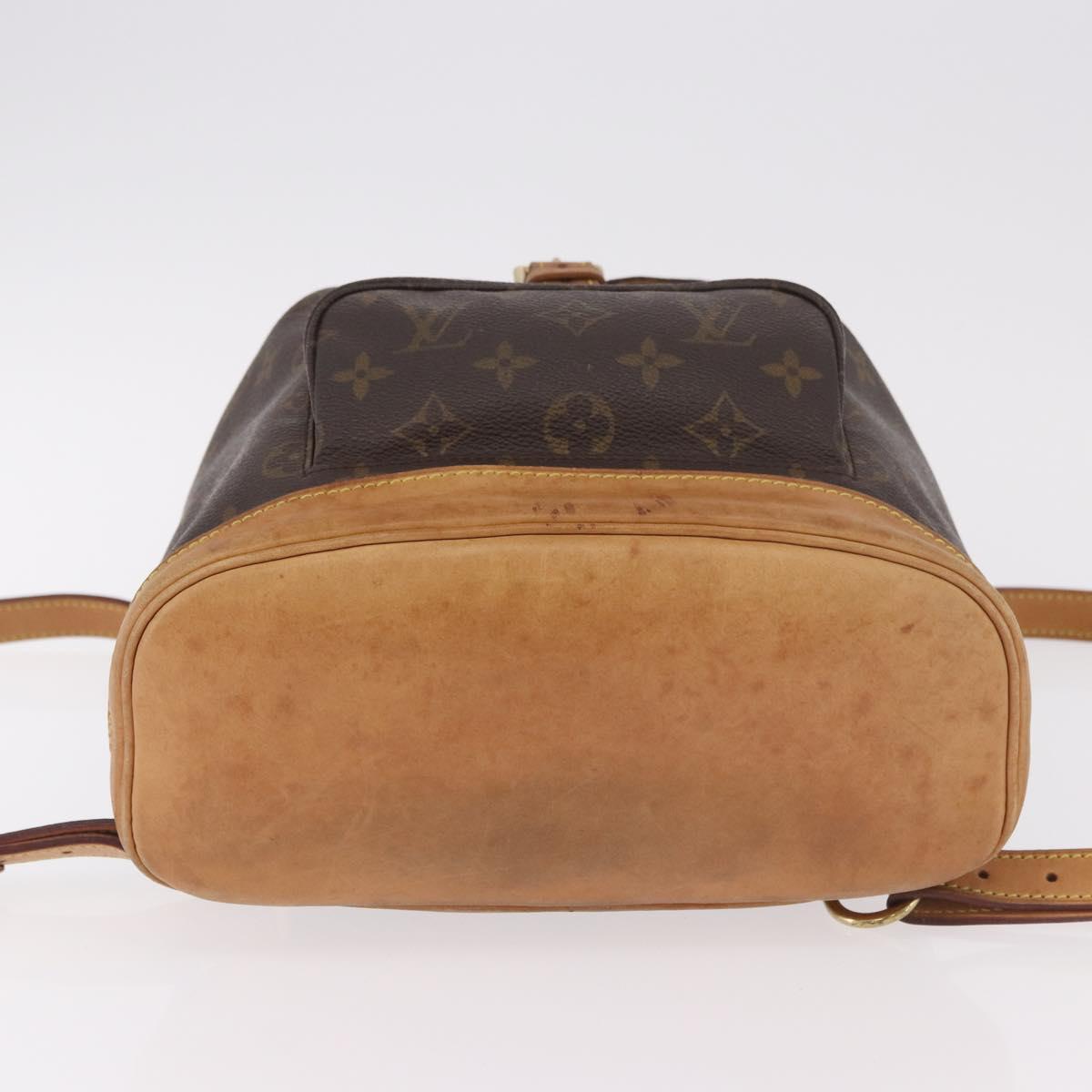 LOUIS VUITTON Monogram Montsouris MM Backpack M51136 LV Auth 184703