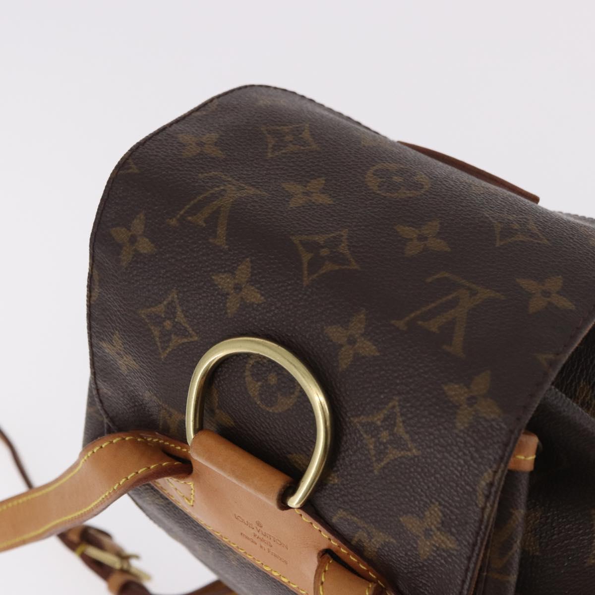 LOUIS VUITTON Monogram Montsouris MM Backpack M51136 LV Auth 184703