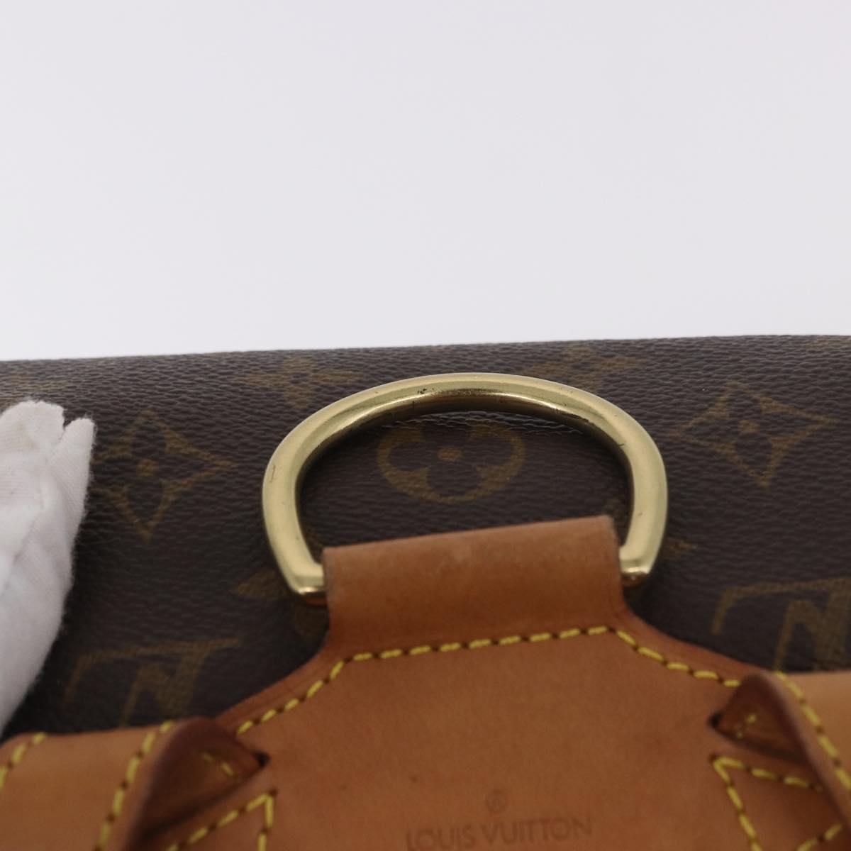 LOUIS VUITTON Monogram Montsouris MM Backpack M51136 LV Auth 184703