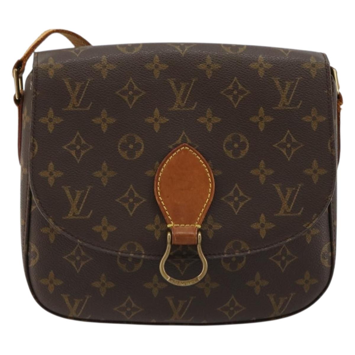LOUIS VUITTON Monogram Saint Cloud GM Shoulder Bag M51242 LV Auth 184705