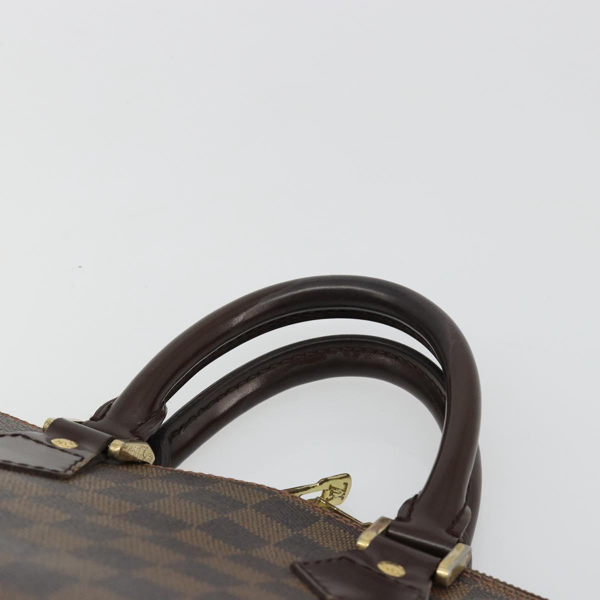 LOUIS VUITTON Damier Ebene Alma Hand Bag N51131 LV Auth 184713