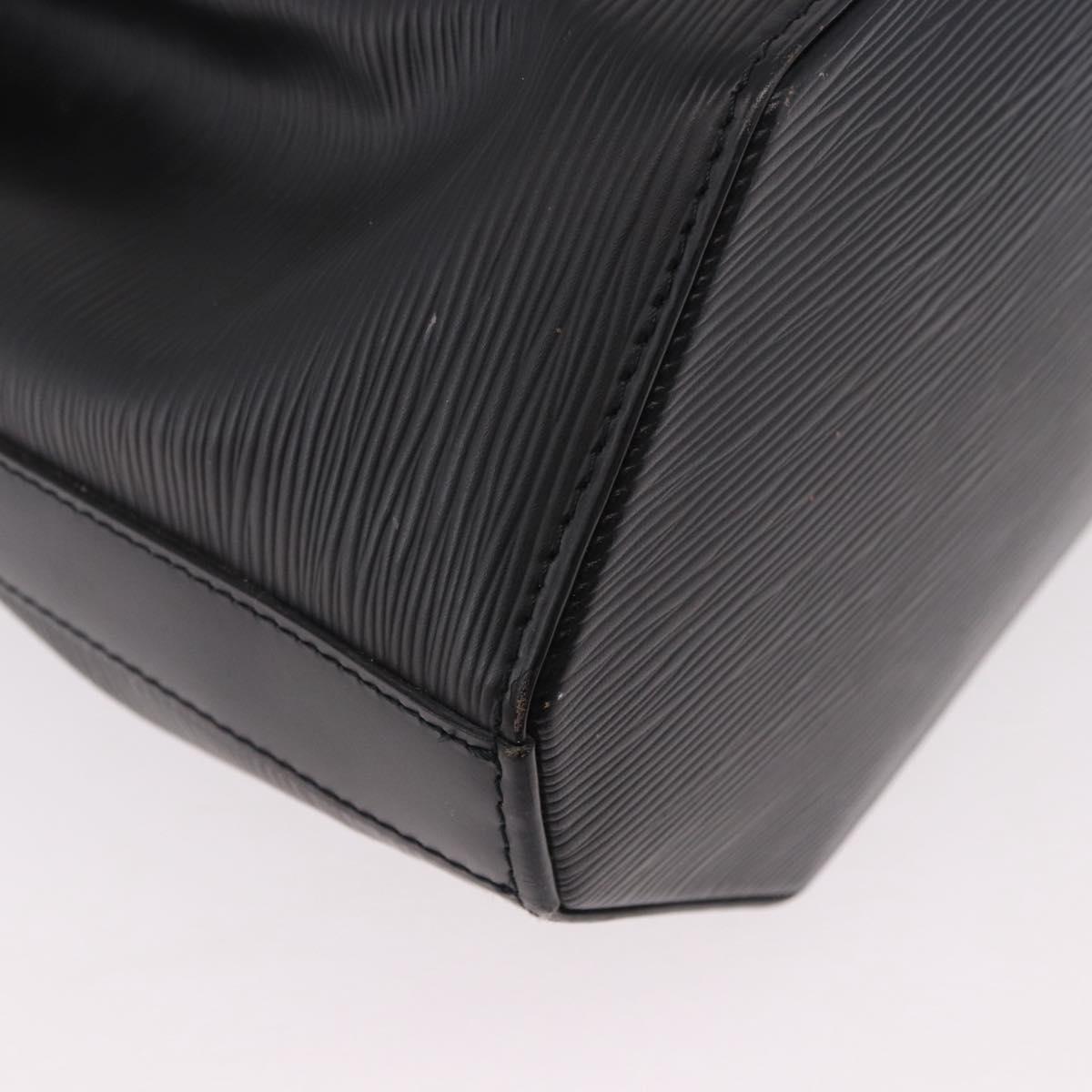 LOUIS VUITTON Epi Sac Depaule GM Shoulder Bag Black M80155 LV Auth 184715