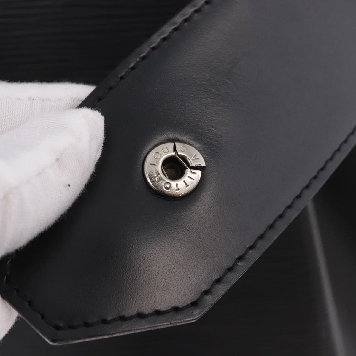 LOUIS VUITTON Epi Sac Depaule GM Shoulder Bag Black M80155 LV Auth 184715