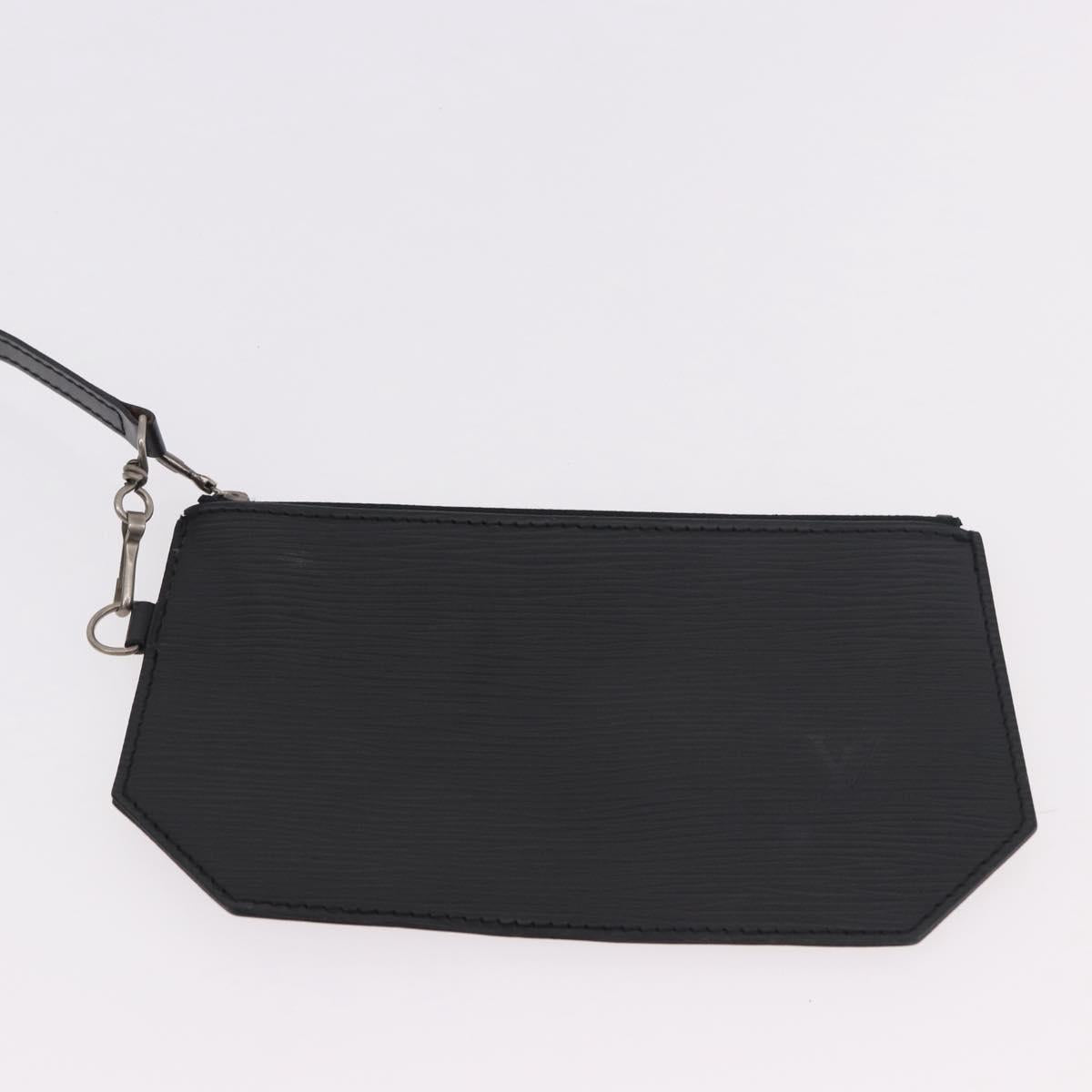 LOUIS VUITTON Epi Sac Depaule GM Shoulder Bag Black M80155 LV Auth 184715
