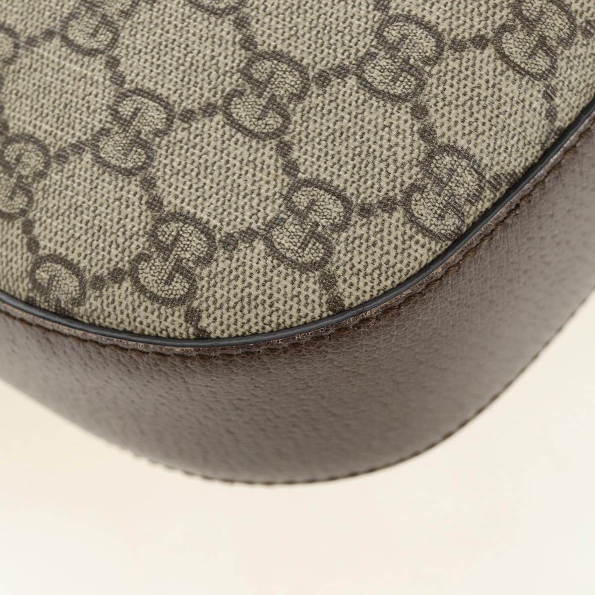 GUCCI GG Supreme Dionysus Web Sherry Line Bag PVC Beige 446687 Auth 184731SAM