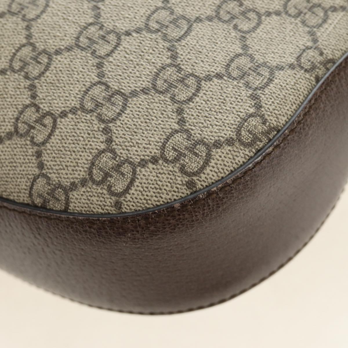 GUCCI GG Supreme Dionysus Web Sherry Line Bag PVC Beige 446687 Auth 184731SAM