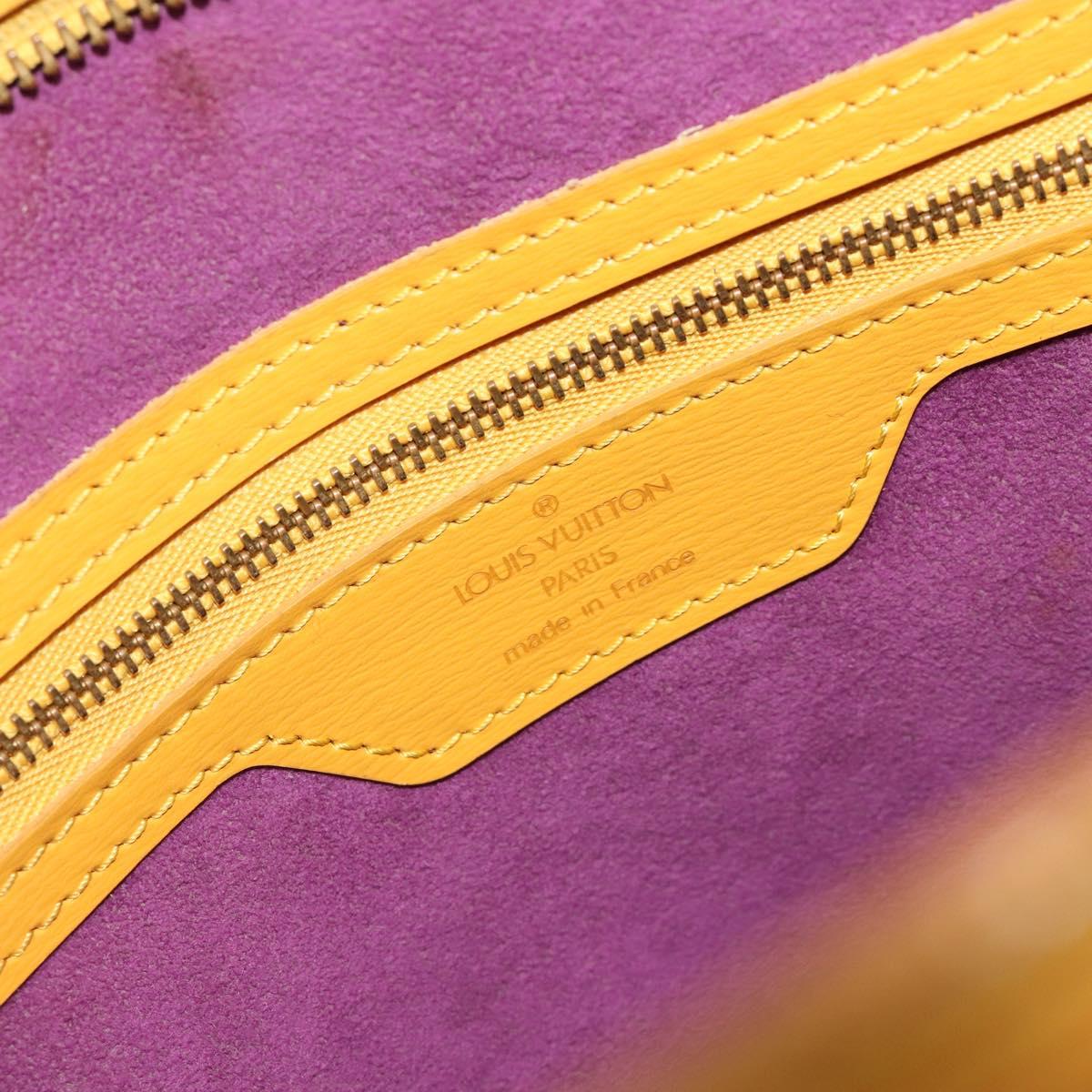 LOUIS VUITTON Epi Saint Jacques Shopping Bag Yellow M52269 LV Auth 184737