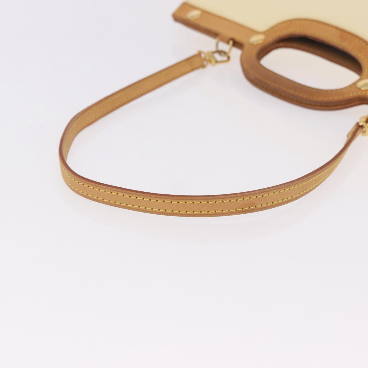 LOUIS VUITTON Monogram Vernis Roxbury Drive Bag 2Way Perle M91374 Auth 184738