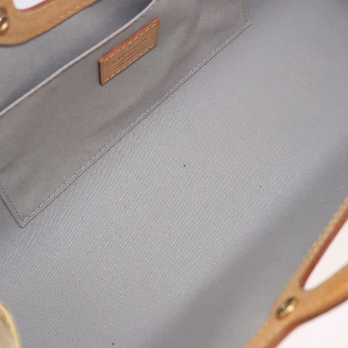 LOUIS VUITTON Monogram Vernis Roxbury Drive Bag 2Way Perle M91374 Auth 184738