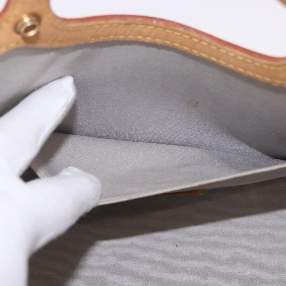LOUIS VUITTON Monogram Vernis Roxbury Drive Bag 2Way Perle M91374 Auth 184738