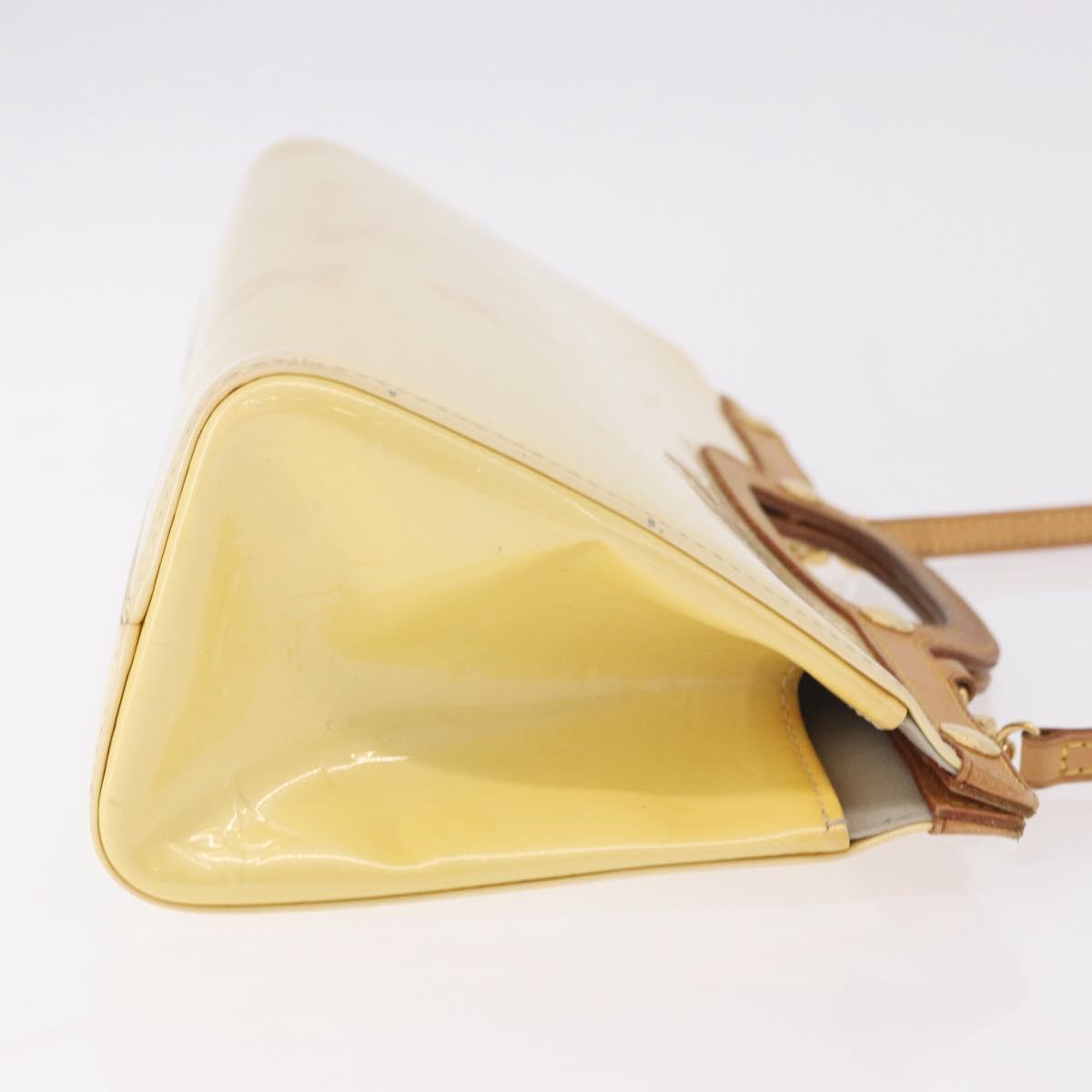 LOUIS VUITTON Monogram Vernis Roxbury Drive Bag 2Way Perle M91374 Auth 184738