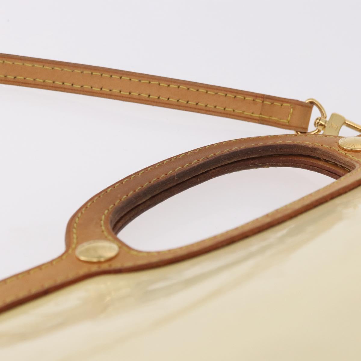 LOUIS VUITTON Monogram Vernis Roxbury Drive Bag 2Way Perle M91374 Auth 184738