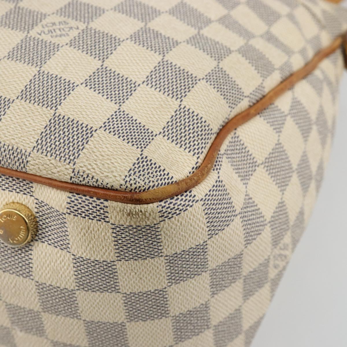 LOUIS VUITTON Damier Azur Figueri PM Shoulder Bag N41176 LV Auth 184739