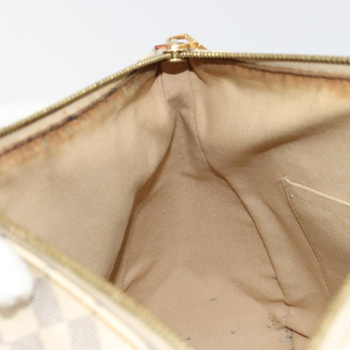 LOUIS VUITTON Damier Azur Figueri PM Shoulder Bag N41176 LV Auth 184739
