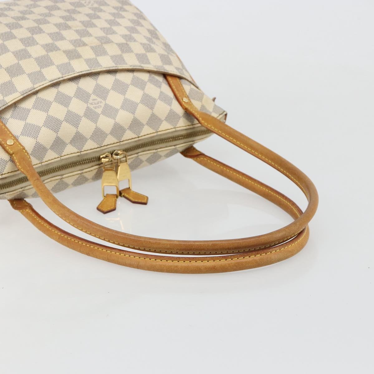 LOUIS VUITTON Damier Azur Figueri PM Shoulder Bag N41176 LV Auth 184739