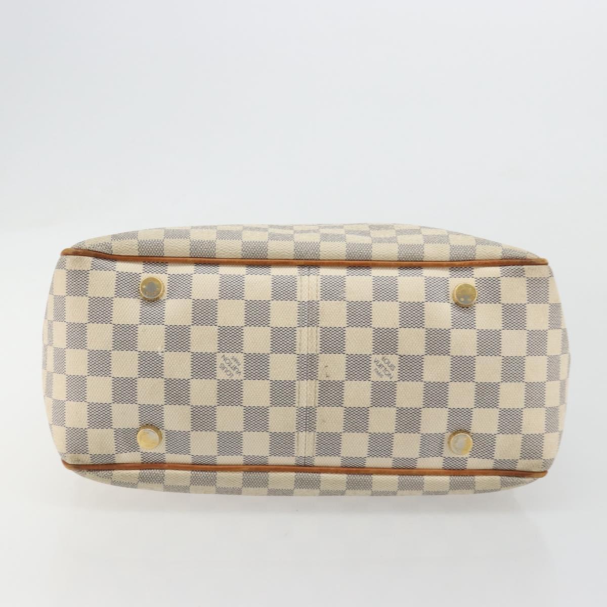LOUIS VUITTON Damier Azur Figueri PM Shoulder Bag N41176 LV Auth 184739