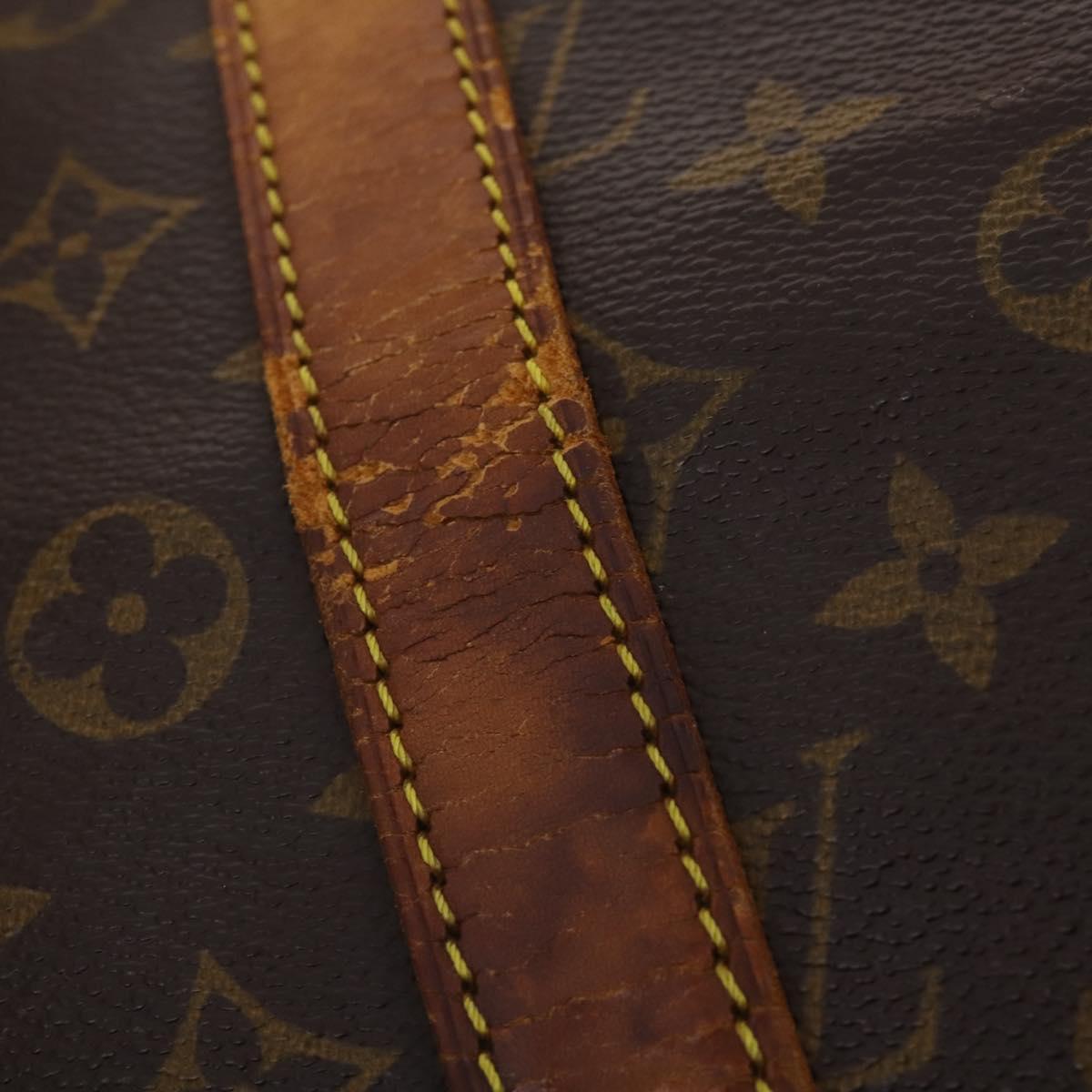 LOUIS VUITTON Monogram Keepall Bandouliere 55 Boston Bag M41414 LV Auth 184740