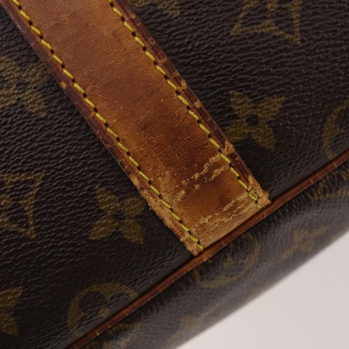LOUIS VUITTON Monogram Keepall Bandouliere 55 Boston Bag M41414 LV Auth 184740