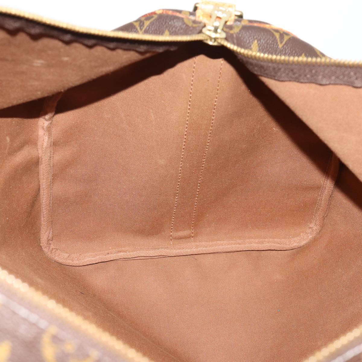 LOUIS VUITTON Monogram Keepall Bandouliere 55 Boston Bag M41414 LV Auth 184740