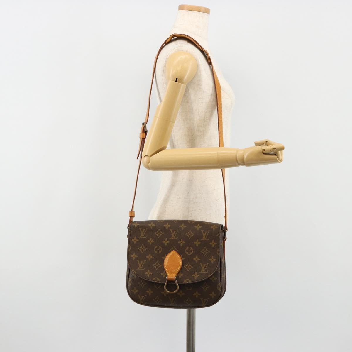 LOUIS VUITTON Monogram Saint Cloud GM Shoulder Bag M51242 LV Auth 184743A