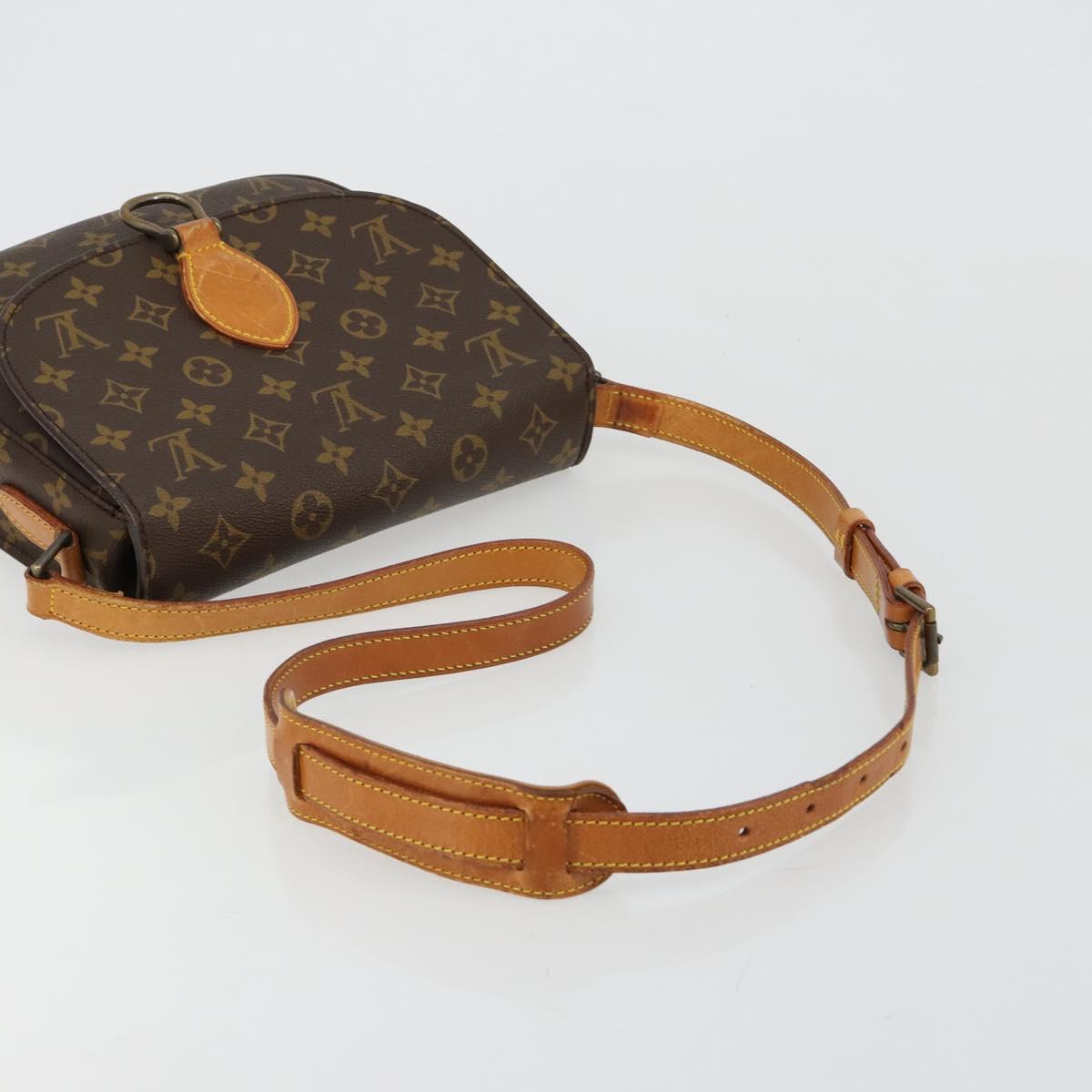 LOUIS VUITTON Monogram Saint Cloud GM Shoulder Bag M51242 LV Auth 184743A