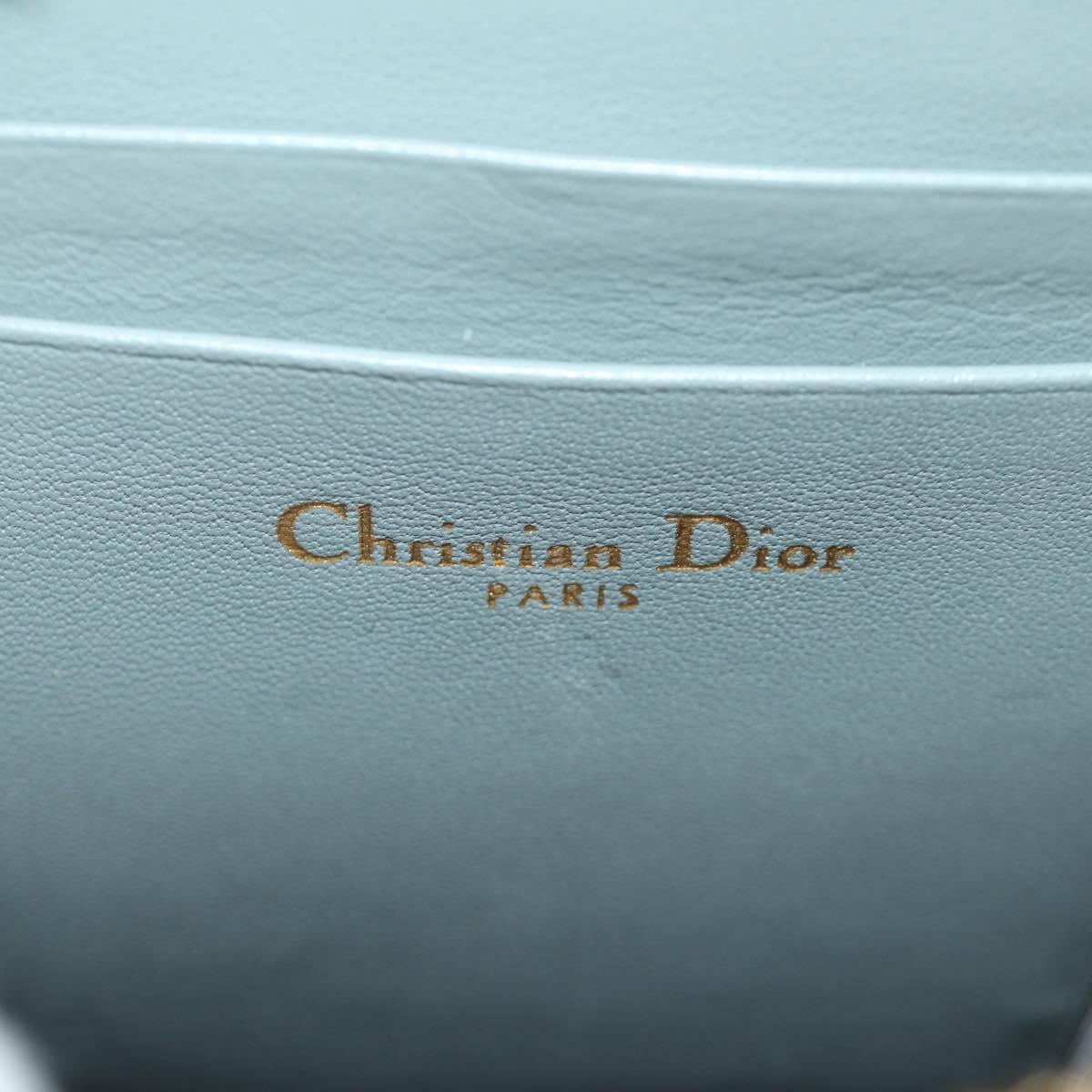 Christian Dior Oblique 30 Phone Case Trotter Canvas Chain Bag Gray Auth 184749M