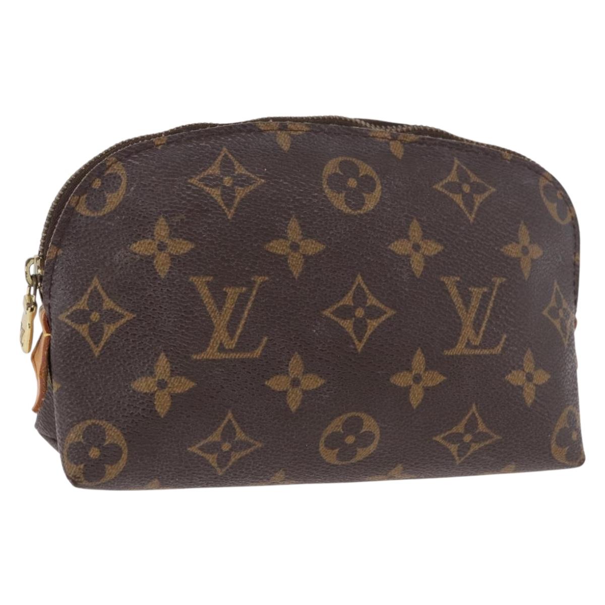 LOUIS VUITTON Monogram Pochette Cosmetic PM Pouch M43998 LV Auth 184751