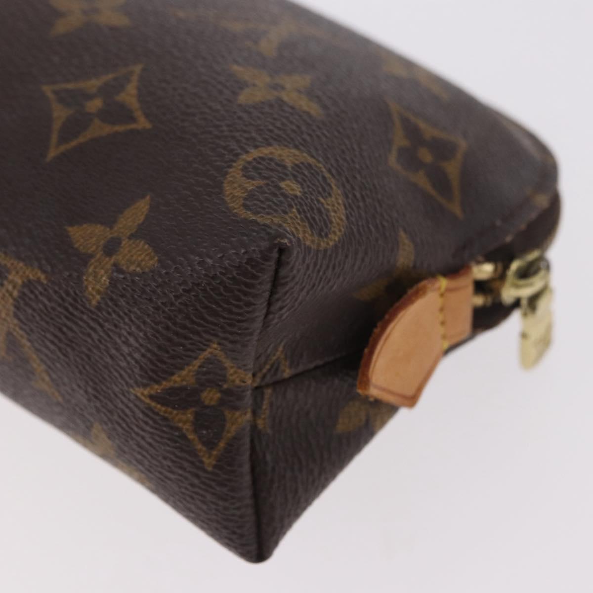 LOUIS VUITTON Monogram Pochette Cosmetic PM Pouch M43998 LV Auth 184751