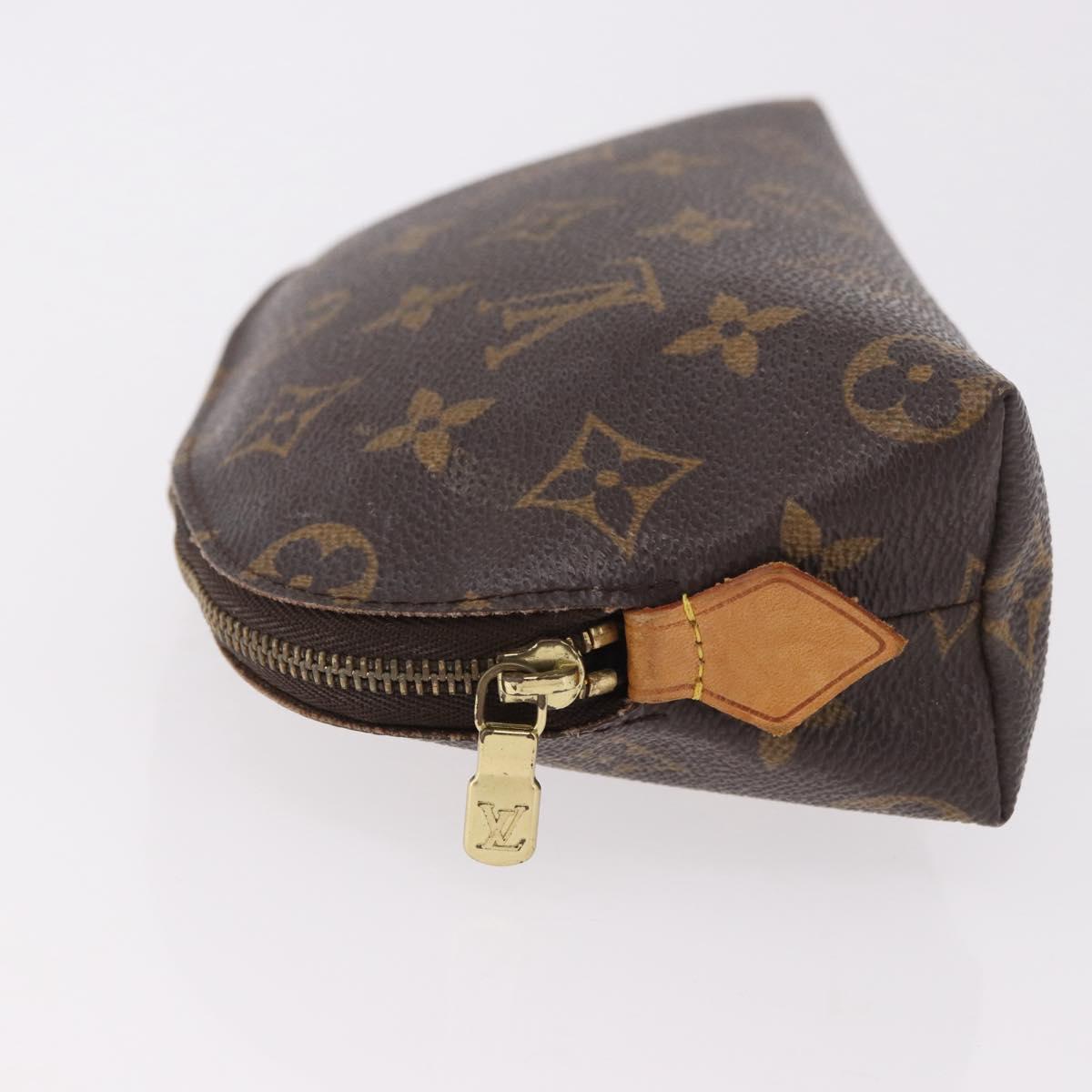 LOUIS VUITTON Monogram Pochette Cosmetic PM Pouch M43998 LV Auth 184751
