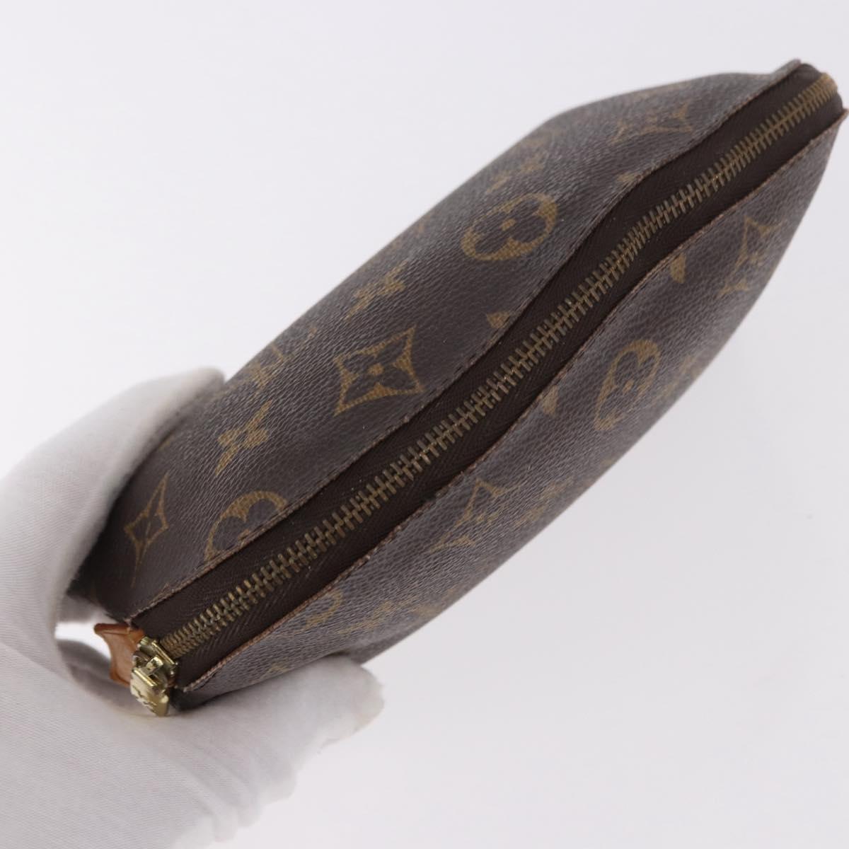 LOUIS VUITTON Monogram Pochette Cosmetic PM Pouch M43998 LV Auth 184751