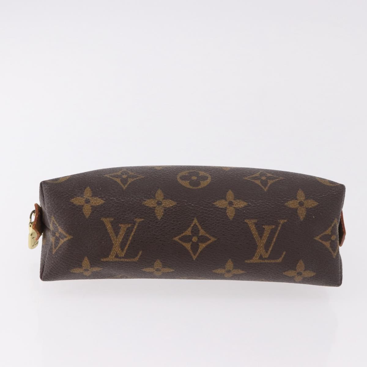 LOUIS VUITTON Monogram Pochette Cosmetic PM Pouch M43998 LV Auth 184751