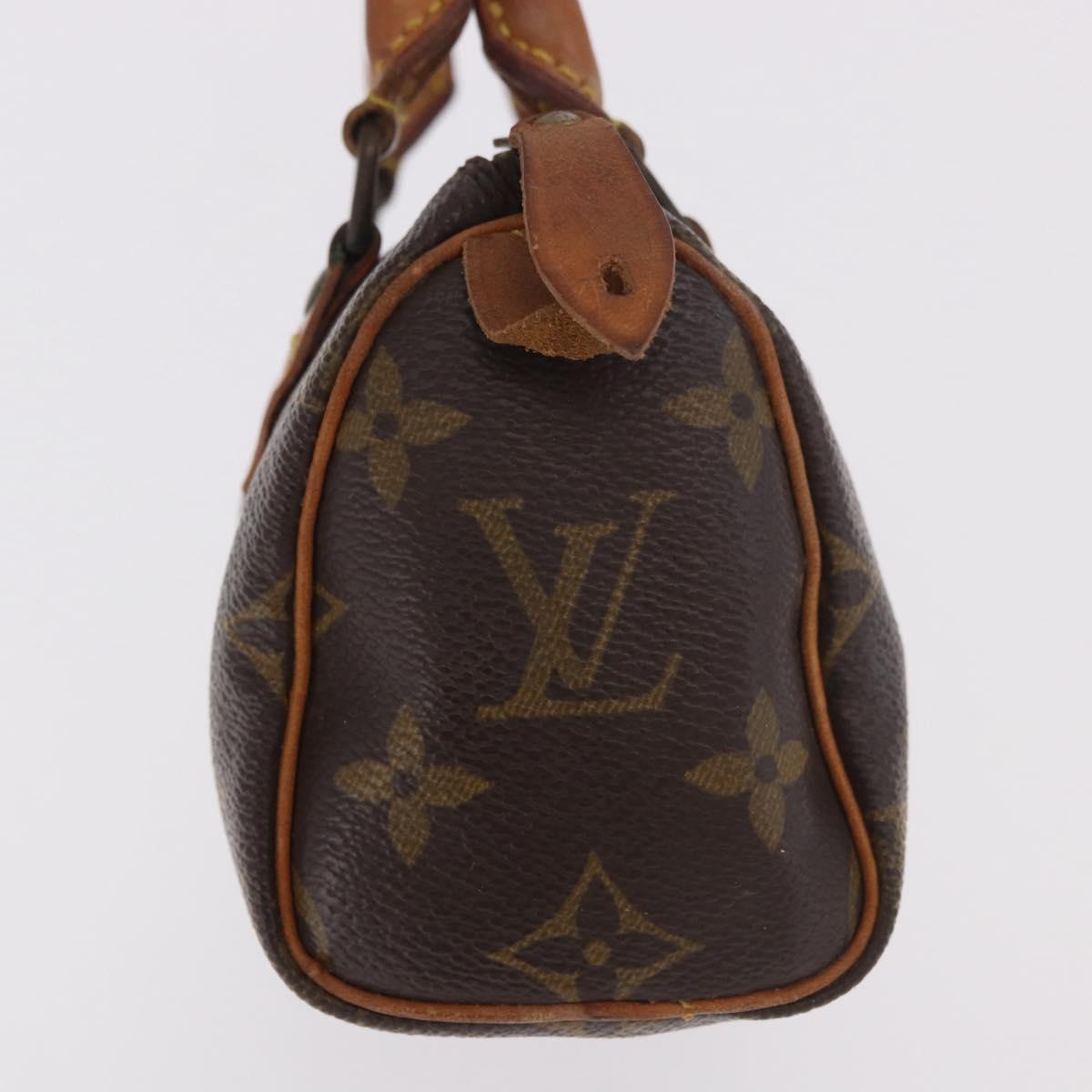 LOUIS VUITTON Monogram Mini Speedy Hand Bag M41534 LV Auth 184752
