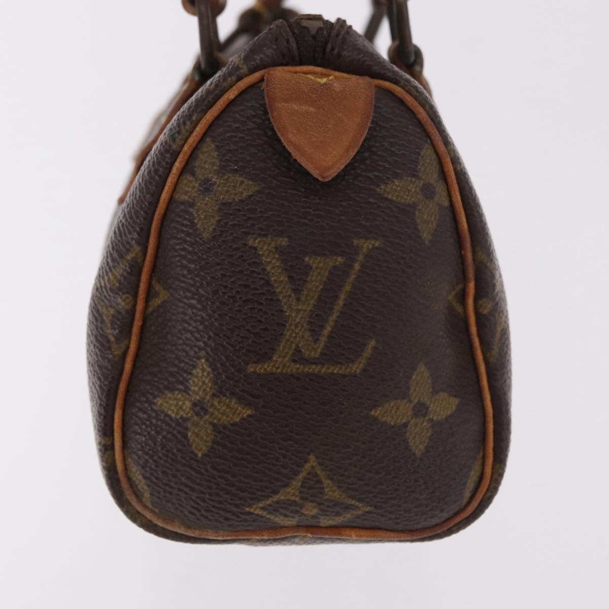 LOUIS VUITTON Monogram Mini Speedy Hand Bag M41534 LV Auth 184752