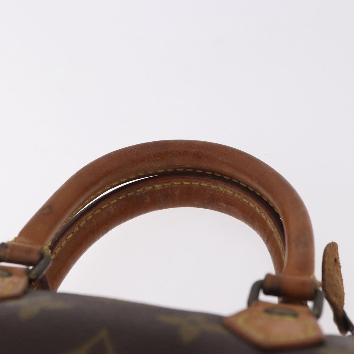 LOUIS VUITTON Monogram Mini Speedy Hand Bag M41534 LV Auth 184752