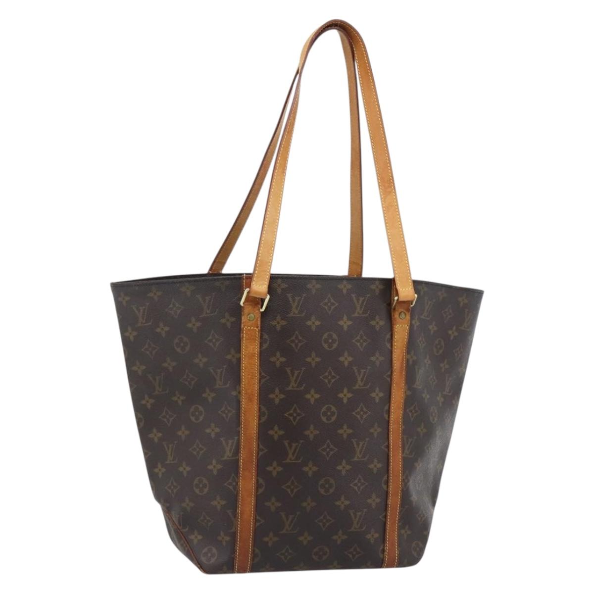 LOUIS VUITTON Monogram Sac Shopping Tote Bag M51108 LV Auth 184771