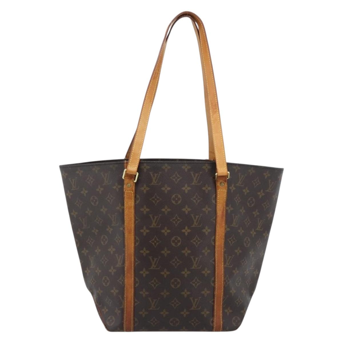 LOUIS VUITTON Monogram Sac Shopping Tote Bag M51108 LV Auth 184771