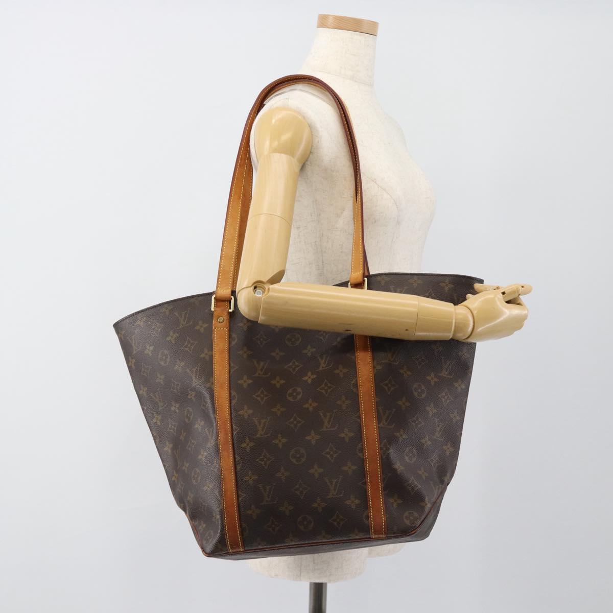 LOUIS VUITTON Monogram Sac Shopping Tote Bag M51108 LV Auth 184771