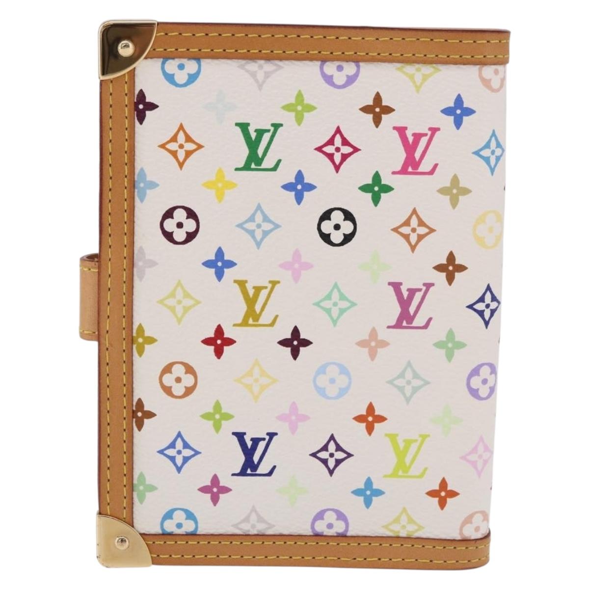 LOUIS VUITTON Monogram Multicolor Agenda PM Planner Cover R21074 Auth 184784SAM