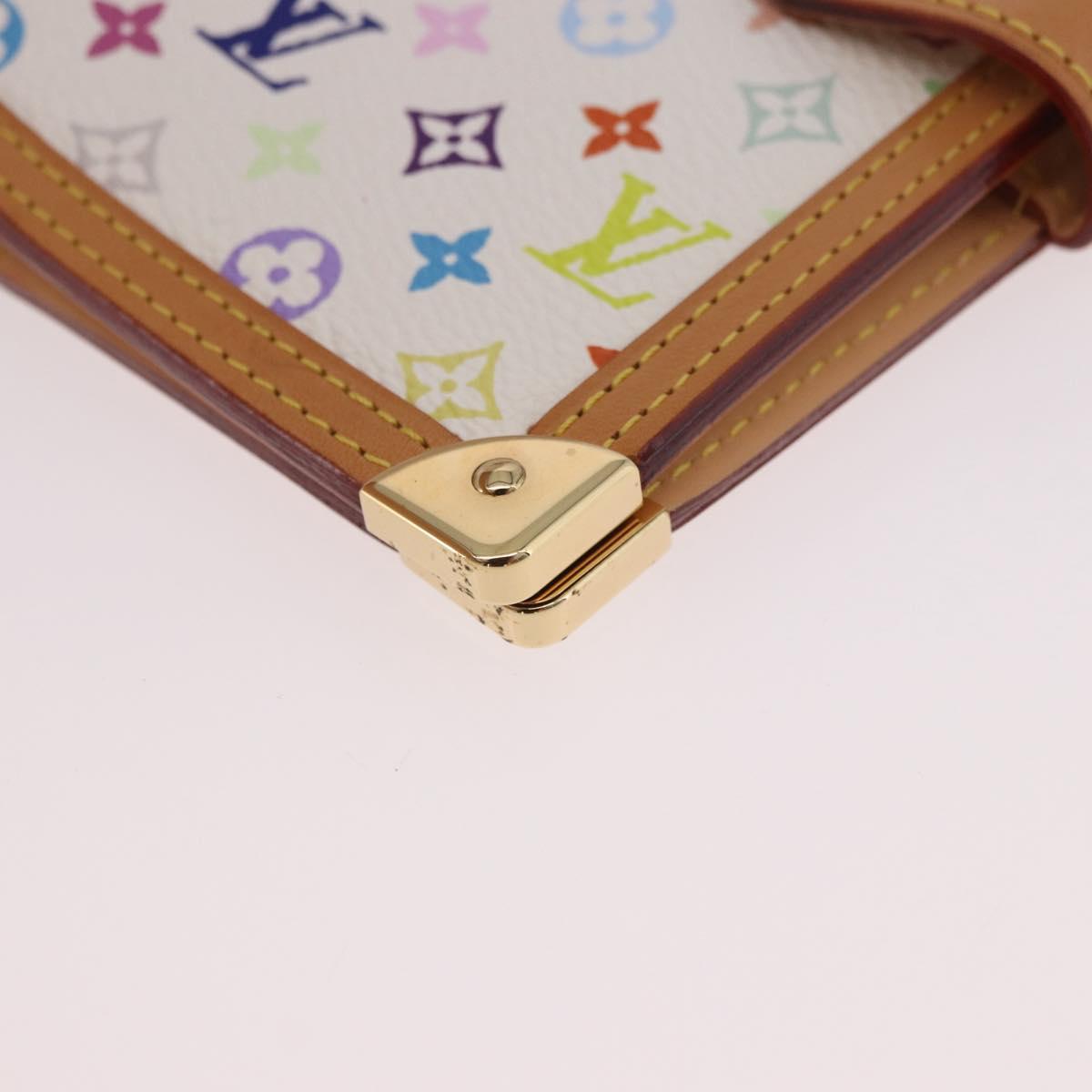 LOUIS VUITTON Monogram Multicolor Agenda PM Planner Cover R21074 Auth 184784SAM