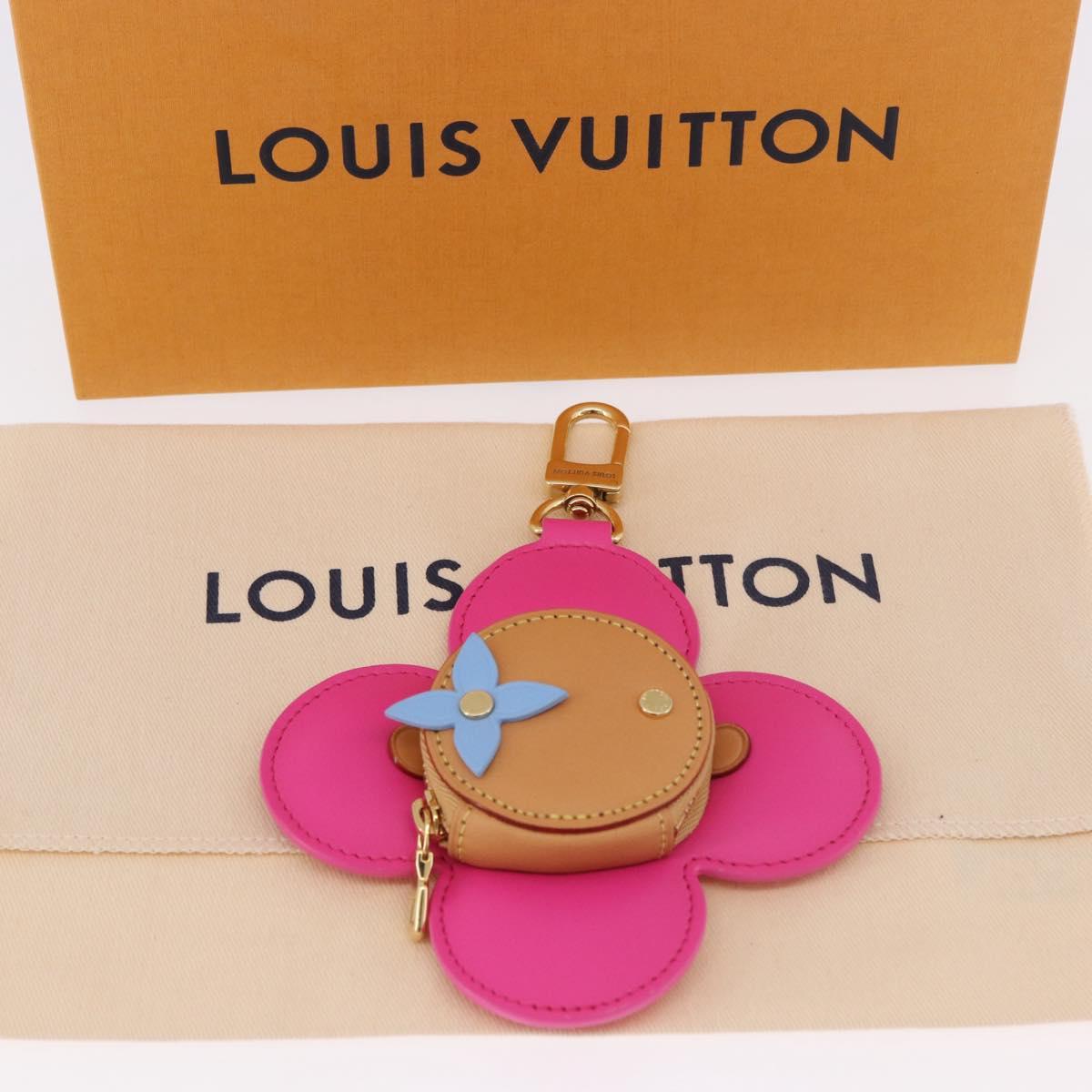 LOUIS VUITTON Vivienne Coin Purse Leather Pink M81700 LV Auth 184785SAM