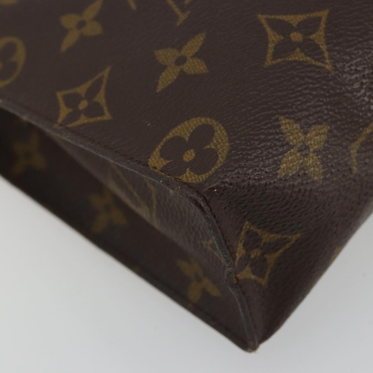 LOUIS VUITTON Monogram Poche Toilette 26 Pouch M47542 LV Auth 184790
